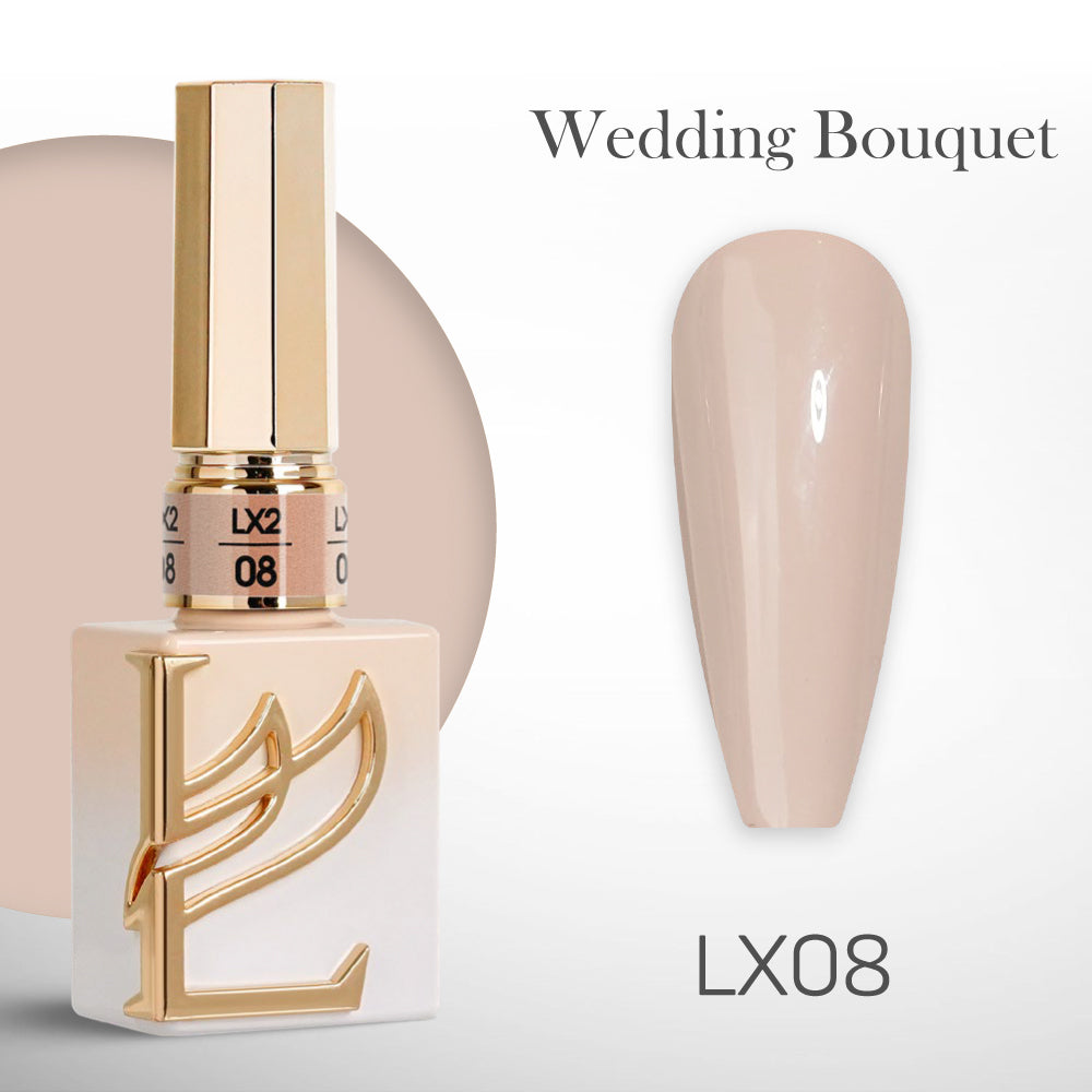 LAVIS LX2 - 008 - Gel Polish 0.5 oz - Wedding Bouquet Collection