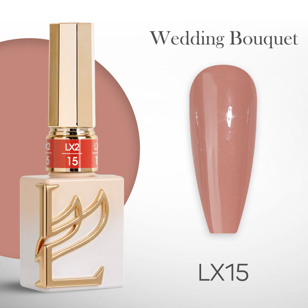 LAVIS LX2 - 015 - Gel Polish 0.5 oz - Wedding Bouquet Collection