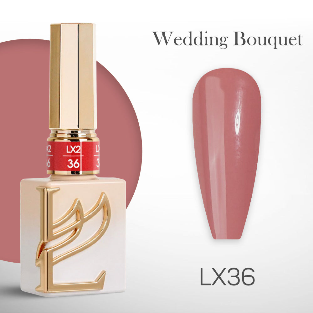 LAVIS LX2 - 036 - Gel Polish 0.5 oz - Wedding Bouquet Collection