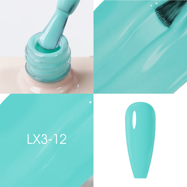 LAVIS LX3 - 12 - Gel Polish 0.5 oz - Pastel Flow Collection