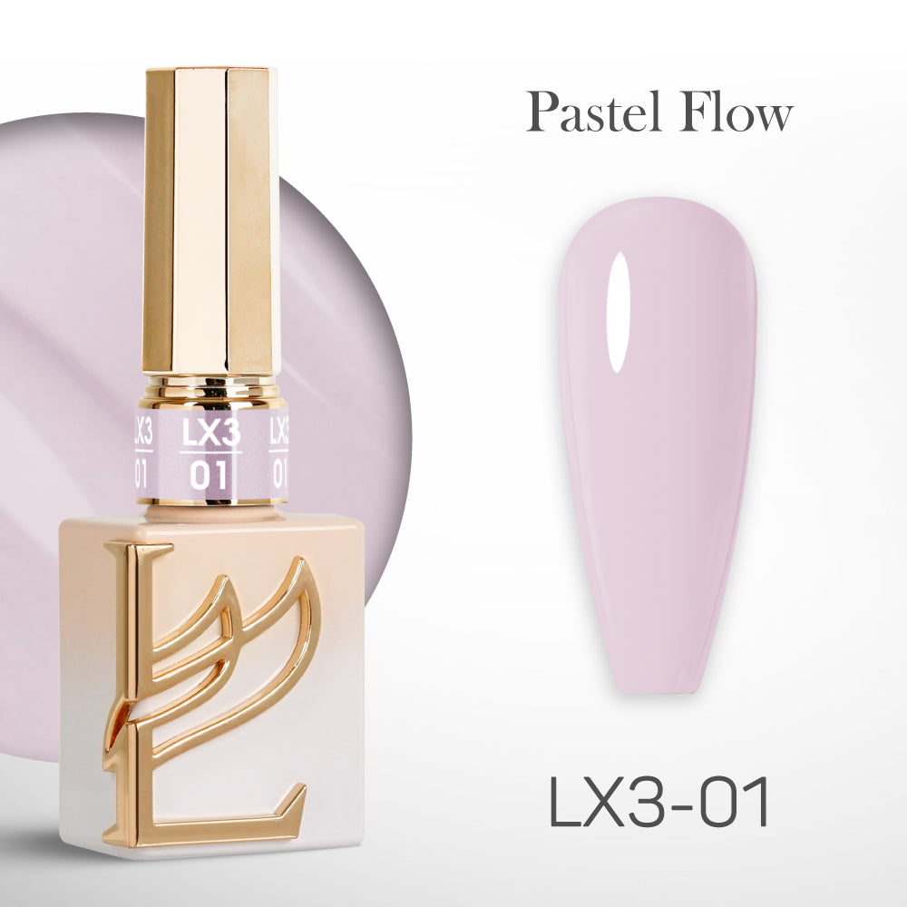 LAVIS LX3 - 01 - Gel Polish 0.5 oz - Pastel Flow Collection