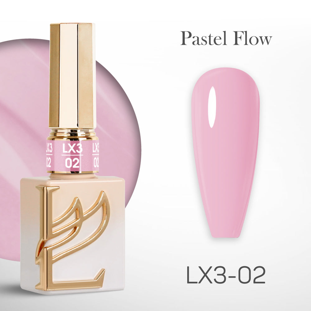 LAVIS LX3 - 02 - Gel Polish 0.5 oz - Pastel Flow Collection