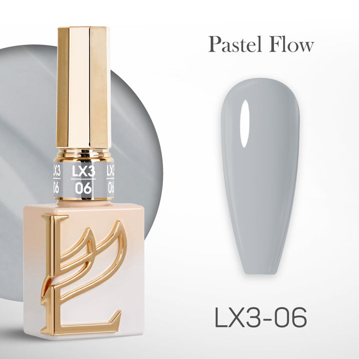 LAVIS LX3 - Set 36 Colors - Gel Polish 0.5 oz - Pastel Flow Collection