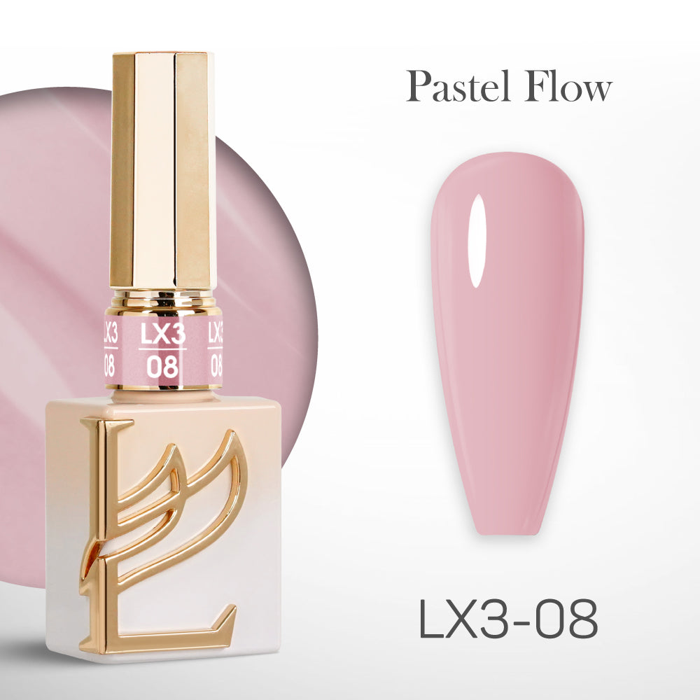 LAVIS LX3 - 08 - Gel Polish 0.5 oz - Pastel Flow Collection