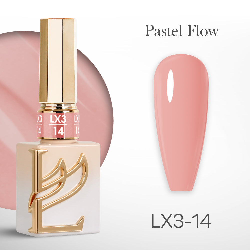 LAVIS LX3 - 14 - Gel Polish 0.5 oz - Pastel Flow Collection