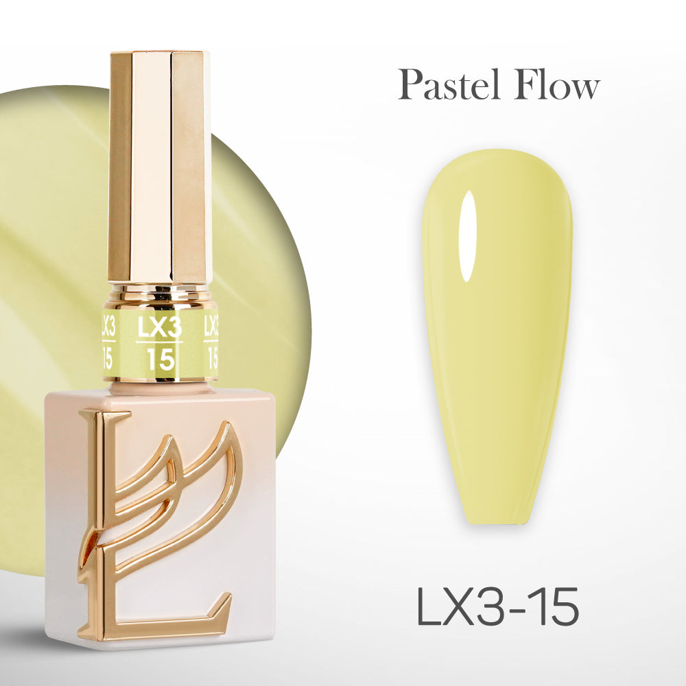 LAVIS LX3 - 15 - Gel Polish 0.5 oz - Pastel Flow Collection