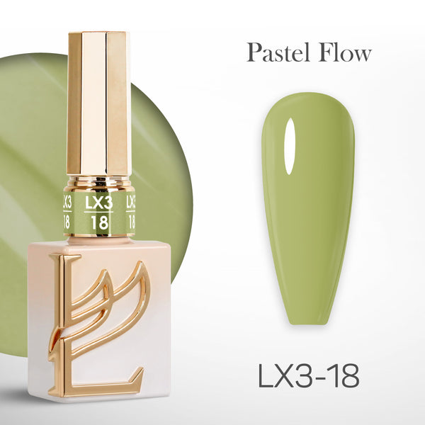 LAVIS LX3 - 18 - Gel Polish 0.5 oz - Pastel Flow Collection