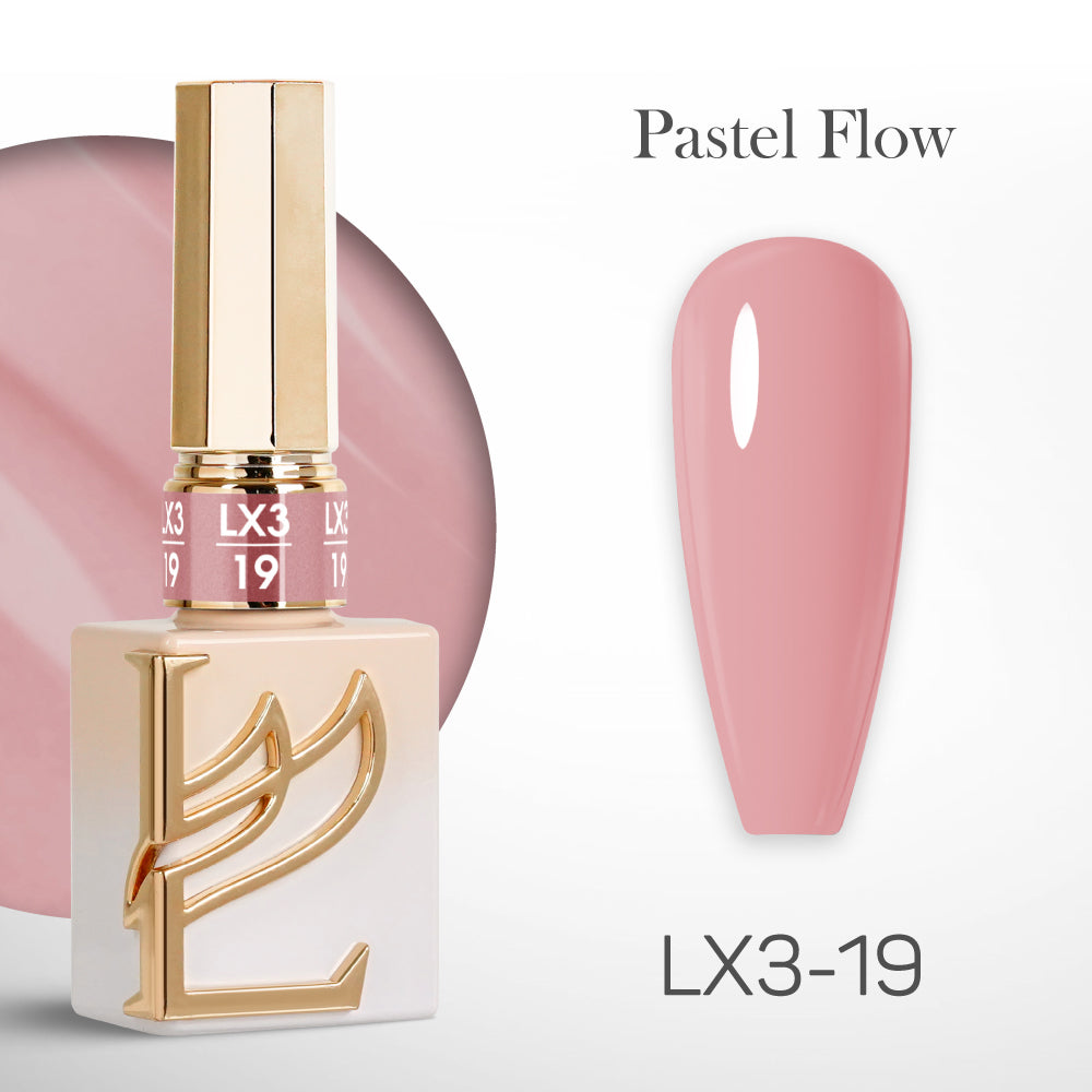 LAVIS LX3 - 19 - Gel Polish 0.5 oz - Pastel Flow Collection