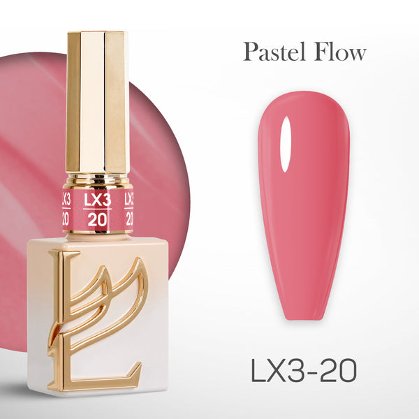 LAVIS LX3 - Set 36 Colors - Gel Polish 0.5 oz - Pastel Flow Collection