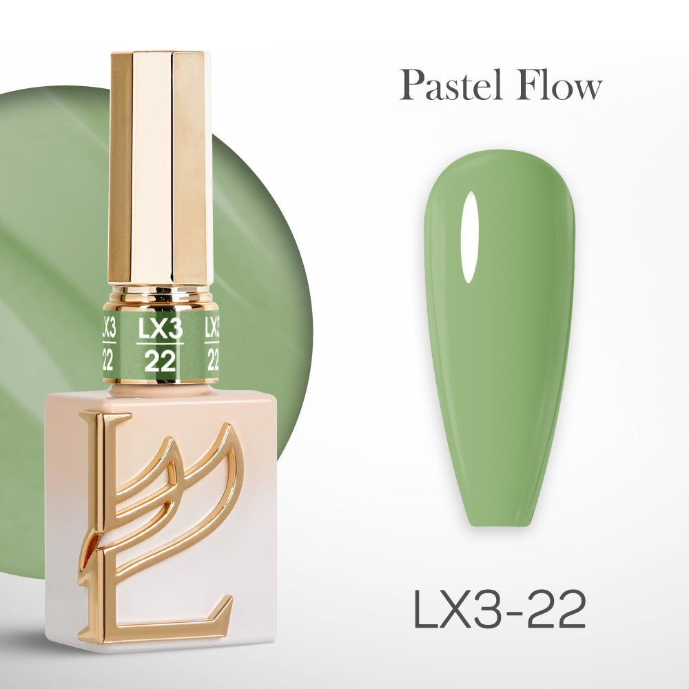 LAVIS LX3 - 22 - Gel Polish 0.5 oz - Pastel Flow Collection