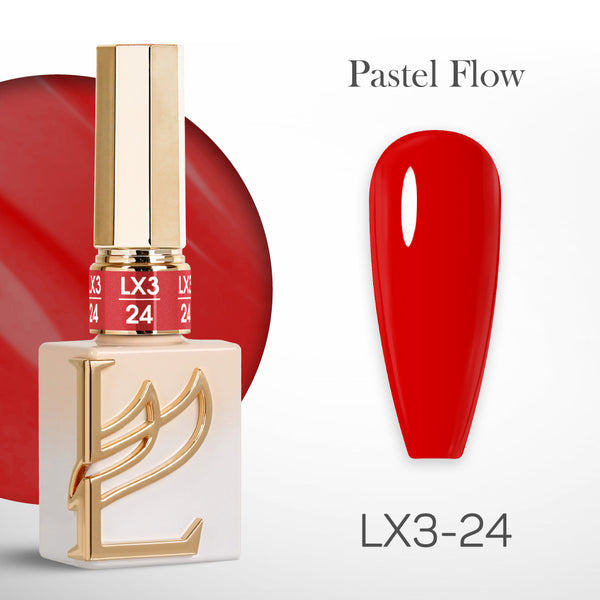 LAVIS LX3 - Set 36 Colors - Gel Polish 0.5 oz - Pastel Flow Collection