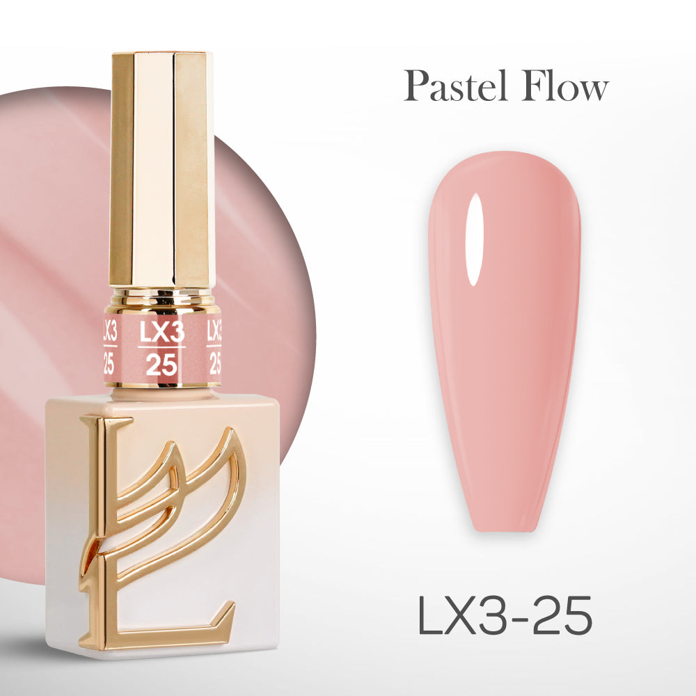 LAVIS LX3 - 25 - Gel Polish 0.5 oz - Pastel Flow Collection