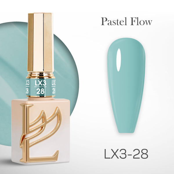 LAVIS LX3 - 28 - Gel Polish 0.5 oz - Pastel Flow Collection