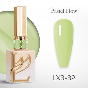 LAVIS LX3 - Set 36 Colors - Gel Polish 0.5 oz - Pastel Flow Collection