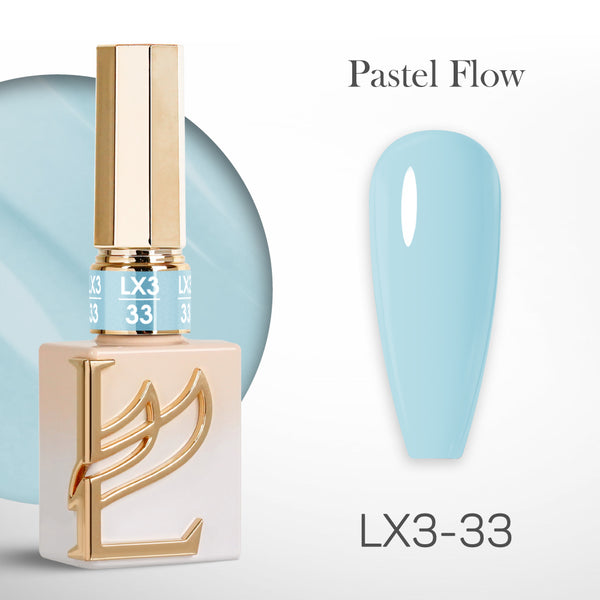 LAVIS LX3 - 33 - Gel Polish 0.5 oz - Pastel Flow Collection