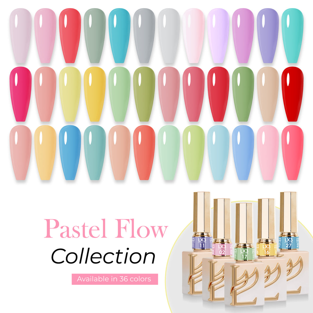 LAVIS LX3 - 06 - Gel Polish 0.5 oz - Pastel Flow Collection