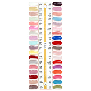 Lavis Gel Polish & Matching Nail Lacquer Duo Part 1: 001-036 (36 Colors)