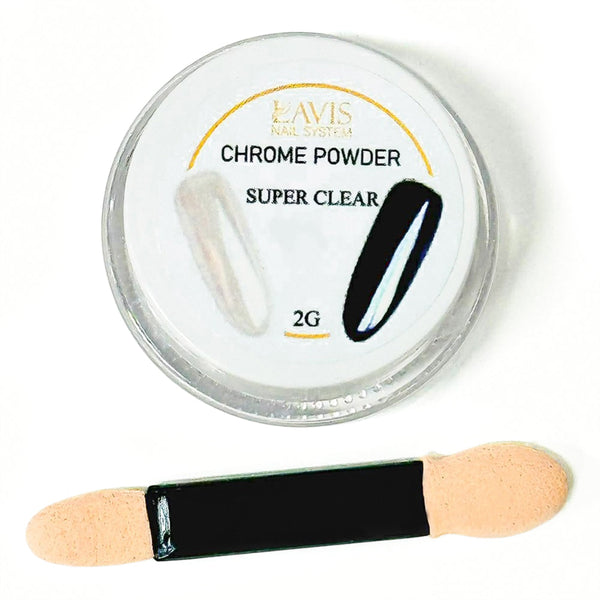 LAVIS Chrome Powder - Super Clear - 2g