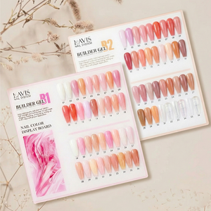 LAVIS Builder Gel In The Bottle - B1 & B2 - Set 72 Colors - Gel Polish 0.5oz
