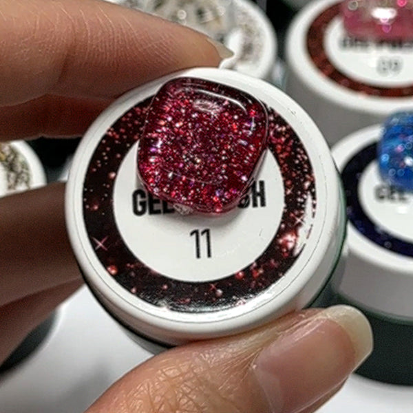 LAVIS Nail Art Glitter - Gel Polish 11