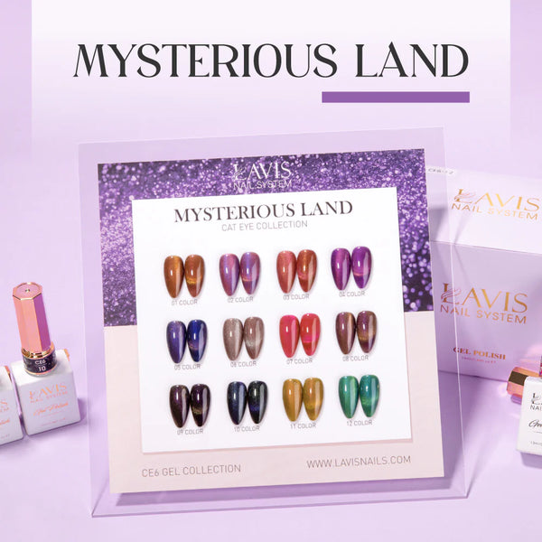 LAVIS Cat Eyes CE6 - 10 (Ver1) - Gel Polish 0.5 oz - Mysterious Land Collection