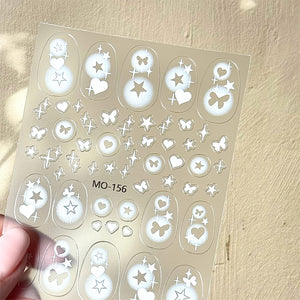 3D Nail Art Stickers MO155 - MO157