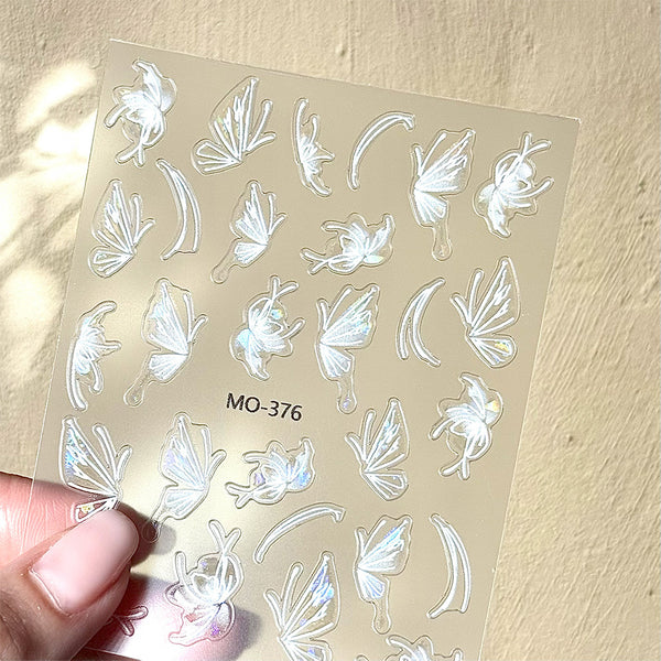 3D Nail Art Stickers MO375 - MO378