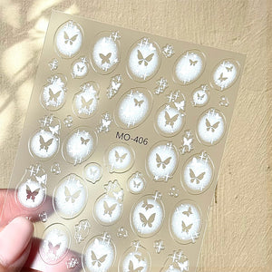 3D Nail Art Stickers MO404 - MO405 - MO406