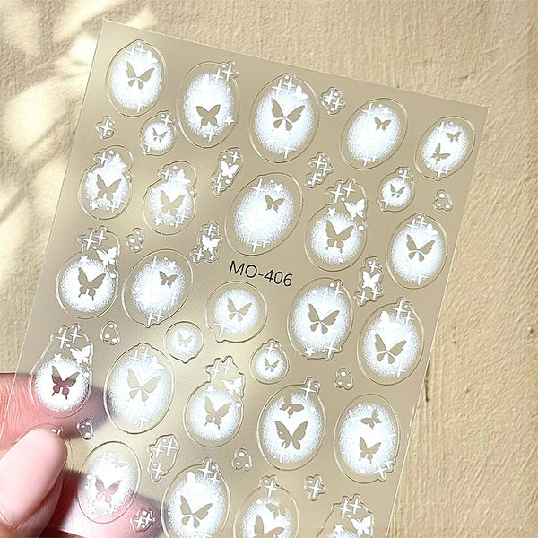 3D Nail Art Stickers MO404 - MO405 - MO406