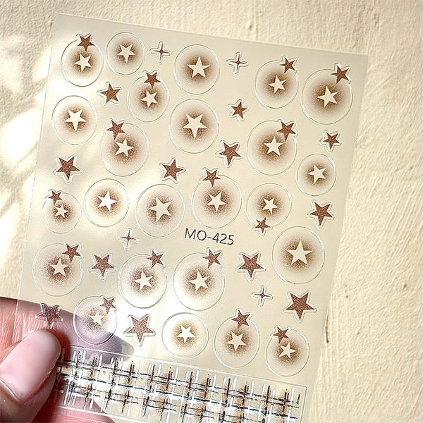 3D Nail Art Stickers MO424 - MO425 - MO426