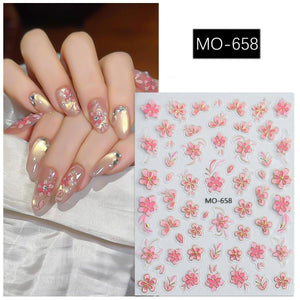 3D Nail Art Stickers MO-658