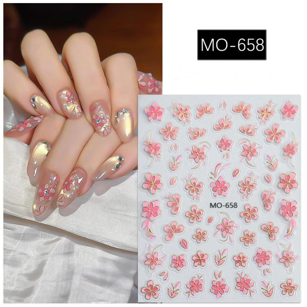 3D Nail Art Stickers MO-658