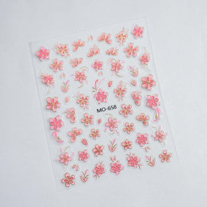 3D Nail Art Stickers MO-658