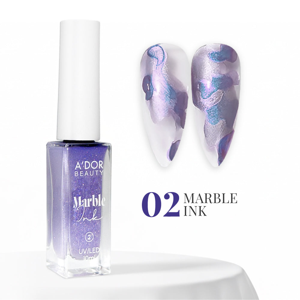 A'DOR Marble Ink - 02 - Cool Pink