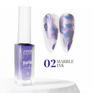 A'DOR Marble Ink - 02 - Cool Pink