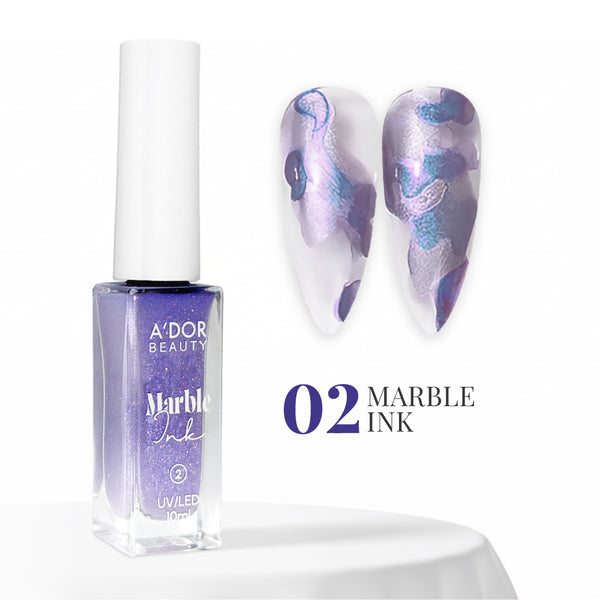 A'DOR Marble Ink - 02 - Cool Pink