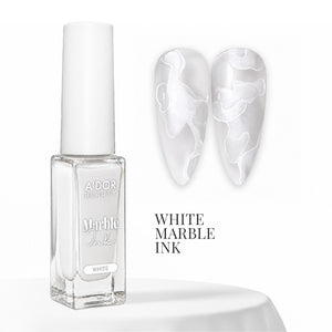 A'DOR Marble Ink 10ml - Set 3 Colors - Black, White & Pearl White