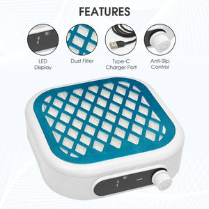 Mini Nail Dust Collector - White