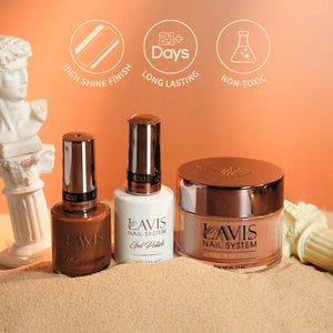 Lavis 3 in 1 - Set 48 Colors - Modern Neutrals Collection - Acrylic & Dip Powder (1.5oz), Gel & Lacquer Matching