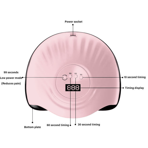 Classy Nail Art UV/LED Nail Lamp - Pink