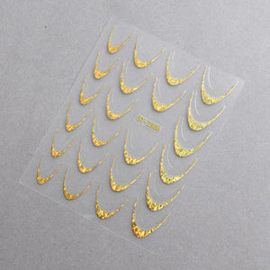 5D Nail Stickers ST-2306-5 - Flake Gold
