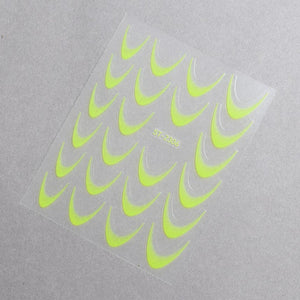 5D Nail Stickers ST-2306-12 - Neon Yellow