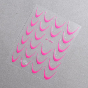 5D Nail Stickers ST-2306-13 - Neon Pink