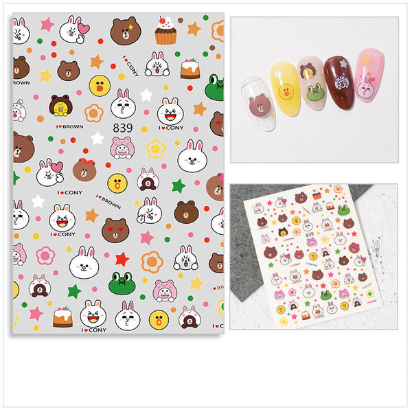 3D Nail Art Stickers JO-839