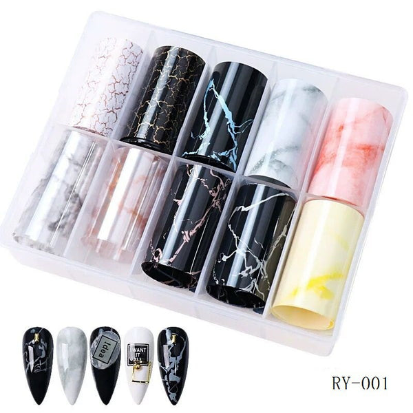 Korean Design Nail Foils