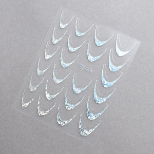 5D Nail Stickers ST-2306-4 - Flake Silver