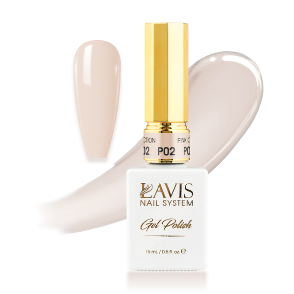 LAVIS P02 - Gel Polish 0.5 oz - Pink Collection