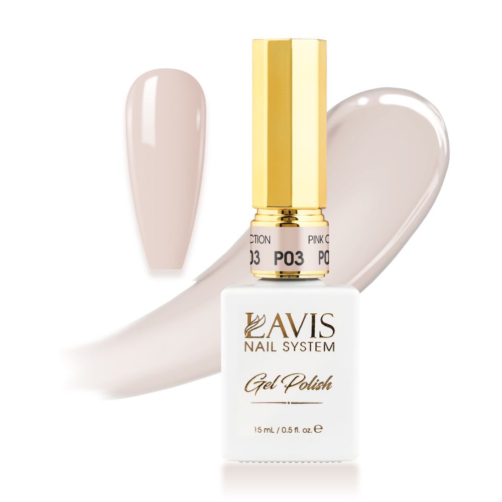 LAVIS P03 - Gel Polish 0.5 oz - Pink Collection