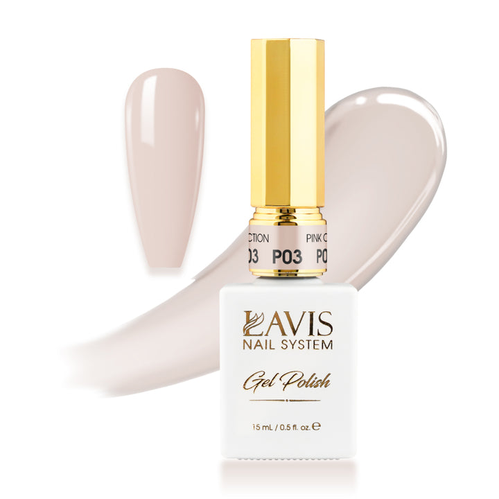 LAVIS P03 - Gel Polish 0.5 oz - Pink Collection