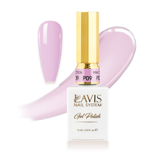 LAVIS P09 - Gel Polish 0.5 oz - Pink Collection